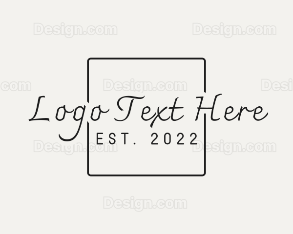 Luxury Apparel Fashion Logo