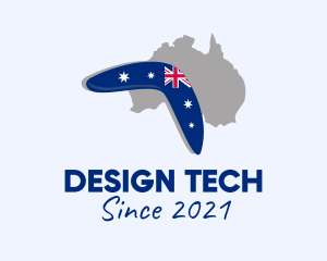 Australian Boomerang Flag logo design