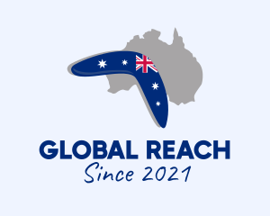 Australian Boomerang Flag logo design