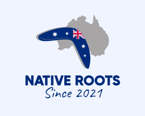 Australian Boomerang Flag logo design