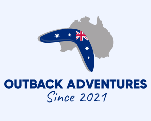 Australian Boomerang Flag logo