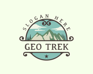 Mountain Peak Adventure logo design