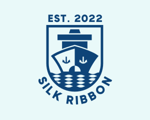 Nautical Sailing Ship  logo design