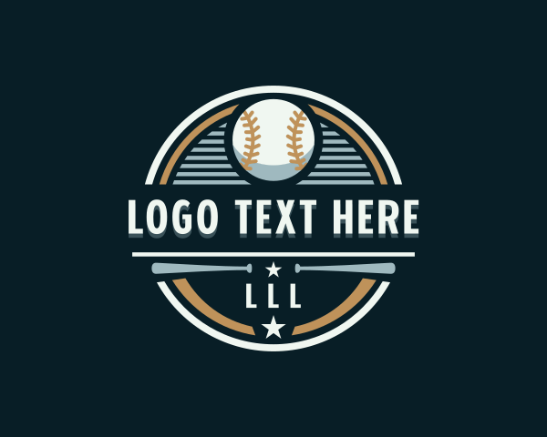 Baseball Bat logo example 4