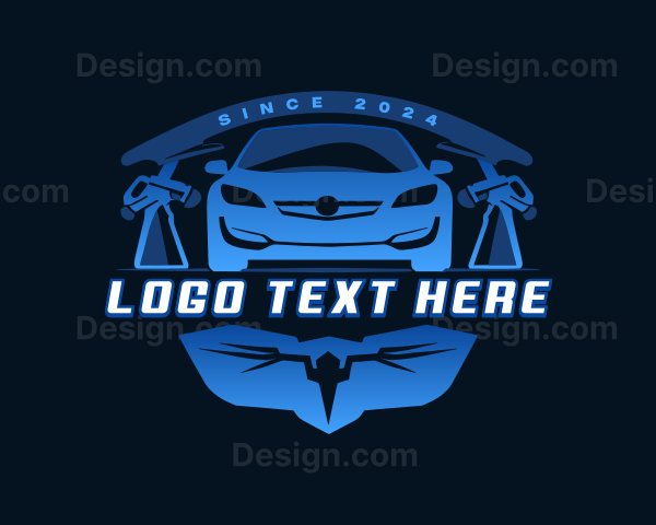 Auto Car Detailing Logo