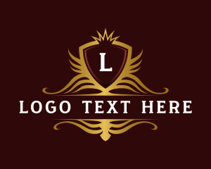 Premium Luxury Crest Shield logo design