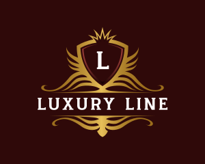 Premium Luxury Crest Shield logo design