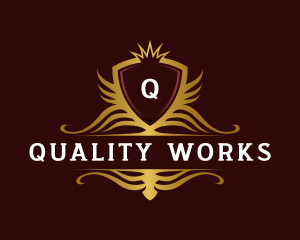 Premium Luxury Crest Shield logo