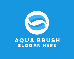 Abstract Water Element logo design