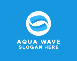 Abstract Water Element logo design