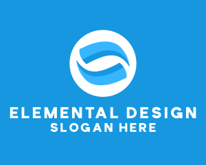 Abstract Water Element logo design