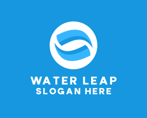 Abstract Water Element logo design