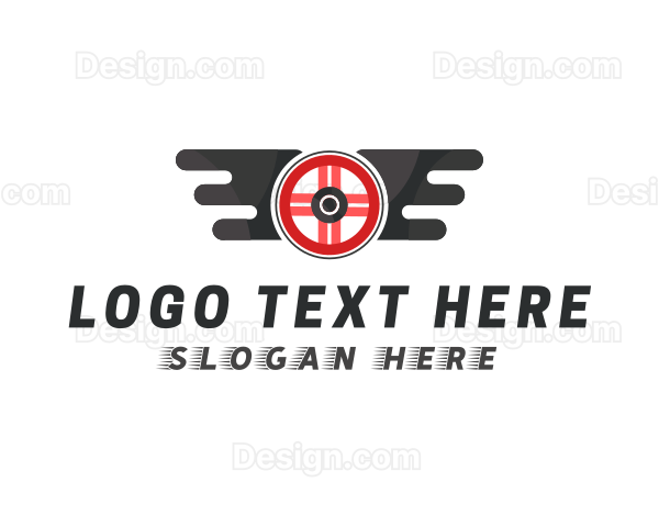 Wings Auto Steering Wheel Logo