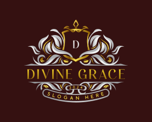 Decorative Luxury Crest logo design