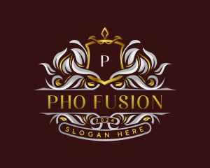 Decorative Luxury Crest logo design