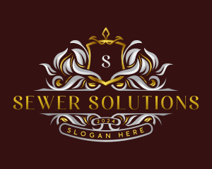 Decorative Luxury Crest logo design