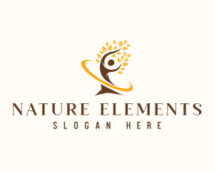 Nature Tree Human logo design