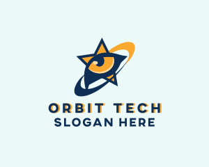 Animal Eye Star Orbit logo design