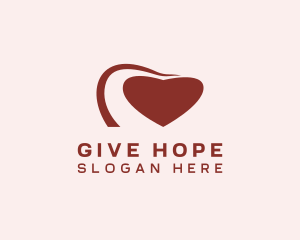 Heart Support Charity logo design