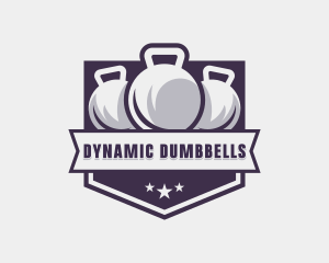 Gym Kettlebell Bodybuilder logo