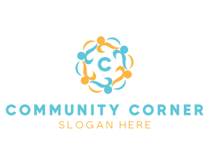 People Charity Community logo design