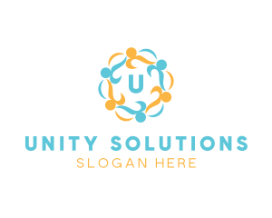 People Charity Community logo design