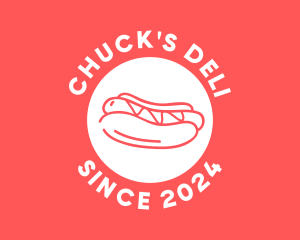 Hot Dog Circle logo design