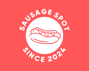 Hot Dog Circle logo design