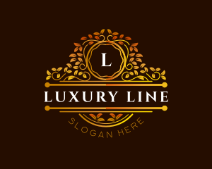 Luxury Garden Crest logo design