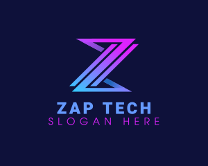 Tech Startup Letter Z logo design