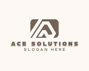 Professional Firm Letter A  logo design