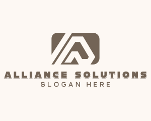 Professional Firm Letter A  logo design