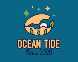Ocean Seashell Pearl logo design