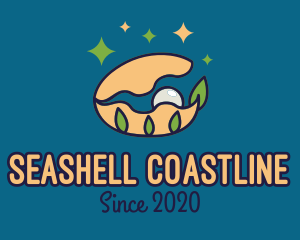 Ocean Seashell Pearl logo design