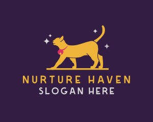 Feline Cat Animal logo design