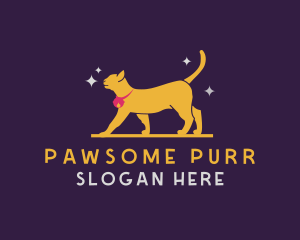 Feline Cat Animal logo design