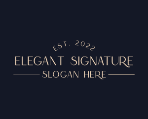 Premium Elegant Luxury logo design