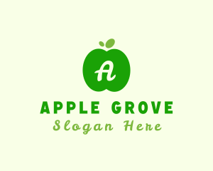 Fresh Apple Fruit logo design