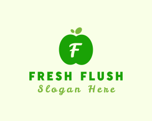 Fresh Apple Fruit logo design