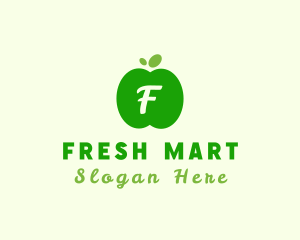 Fresh Apple Fruit logo design