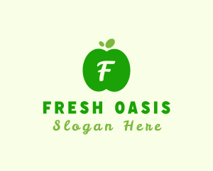 Fresh Apple Fruit logo design