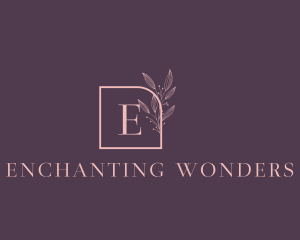 Floral Feminine Cosmetics Boutique logo design