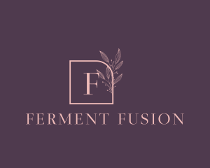 Floral Feminine Cosmetics Boutique logo design