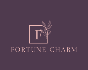 Floral Feminine Cosmetics Boutique logo design