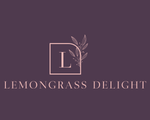 Floral Feminine Cosmetics Boutique logo design