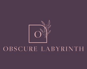 Floral Feminine Cosmetics Boutique logo design