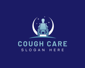 Wheelchair Disability Care logo design