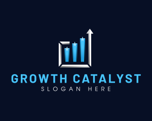 Finance Graph Statistics logo design