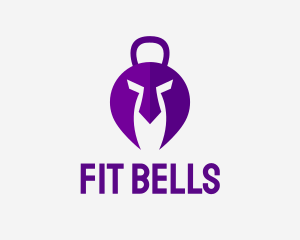 Fitness Gladiator Helmet  logo design