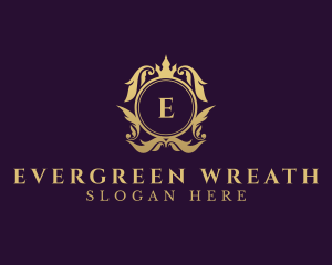 Crown Wreath Legal Advice logo design